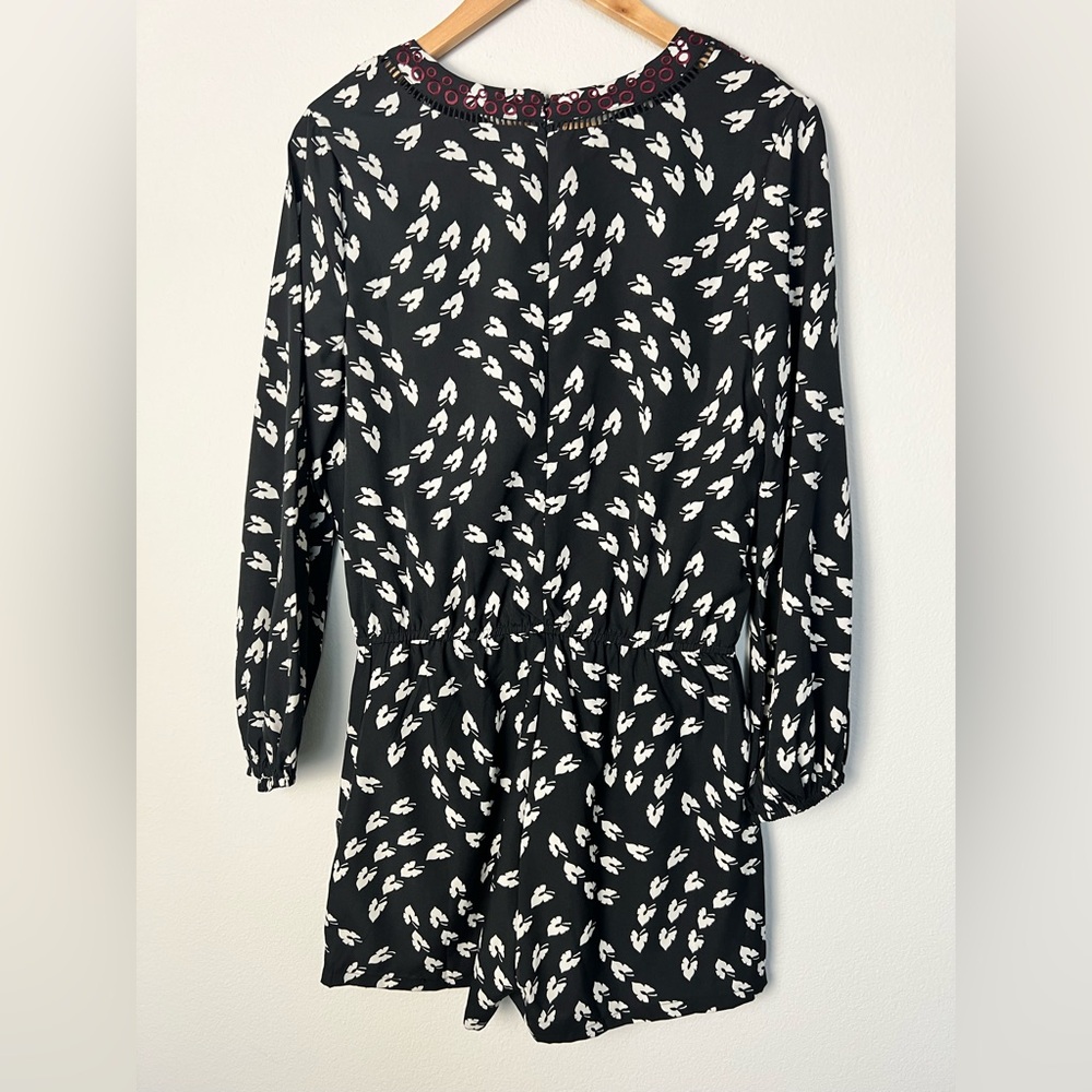 Anthropologie Black and White Patterned Romper - Picture 11 of 14
